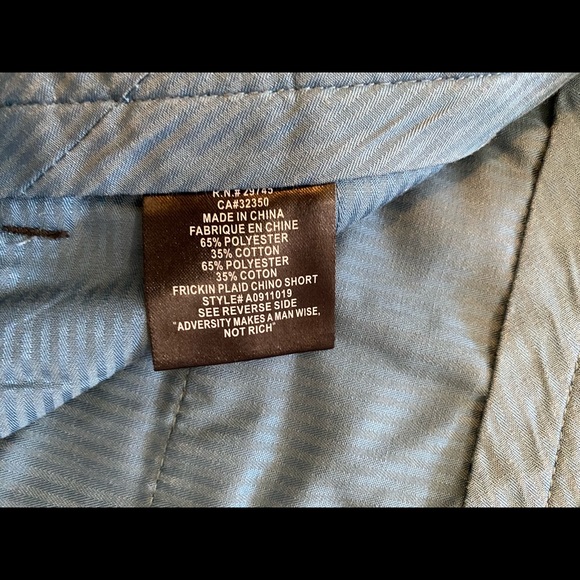 Men's Volcom Corpo Class Plaid Shorts - Picture 5 of 5